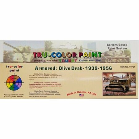 TRU-COLOR PAINT Olive Drab Paint Set, Armor TCP10701